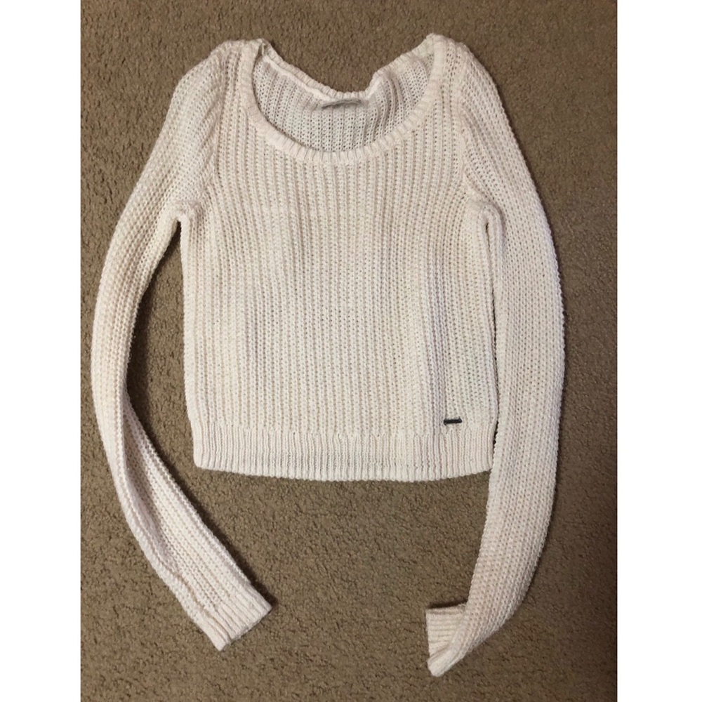 Abercrombie & Fitch Medium white  sweater